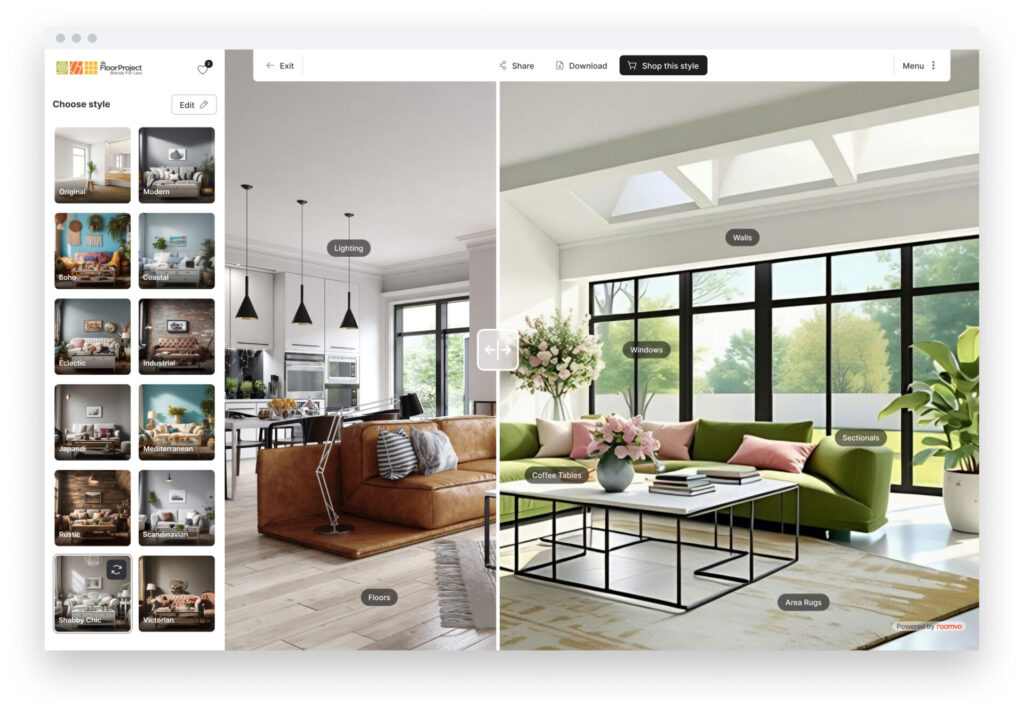 Inspire Living Room - The Floor Project